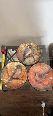 Antique Bird Plates